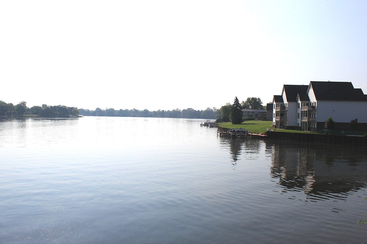 Belleville Lake in Belleville, Michigan